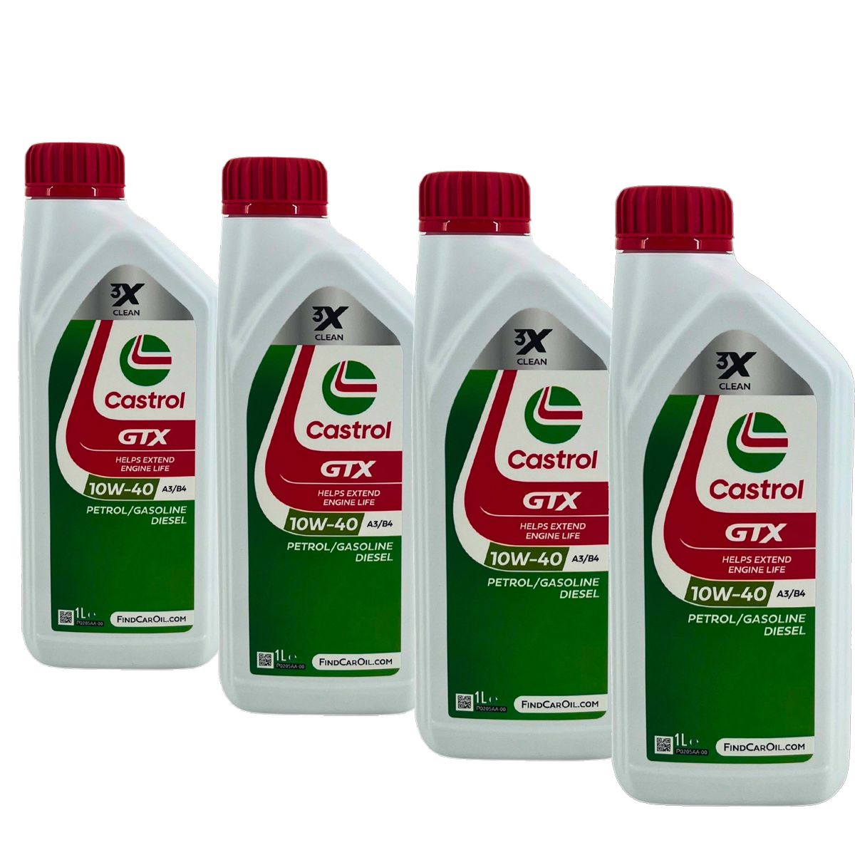 Castrol GTX 10W-40 A3/B4 4x1 Liter