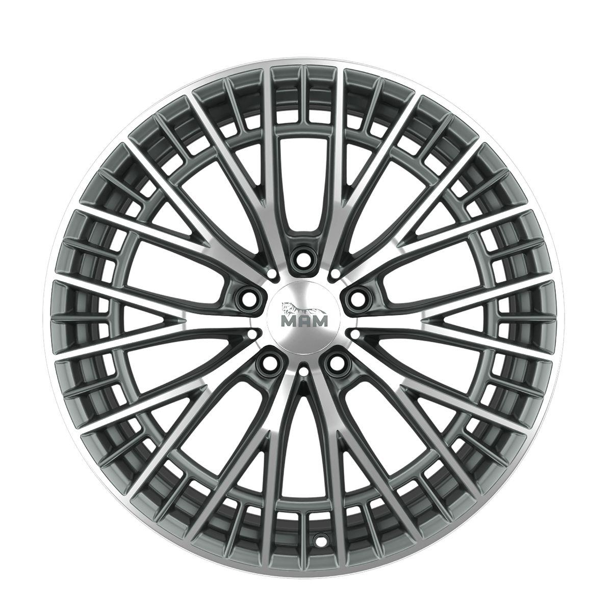 MAM WHEELS MAM GT2 palladium front polished 8.5Jx19 5x120 ET35
