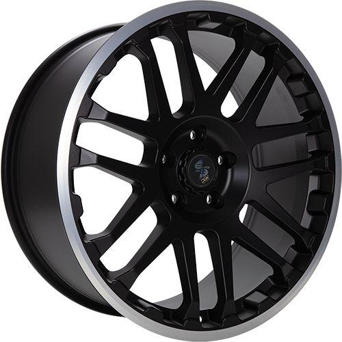 ETABETA COMBAT Black matt lip polished 9.0Jx20 6x139 ET28