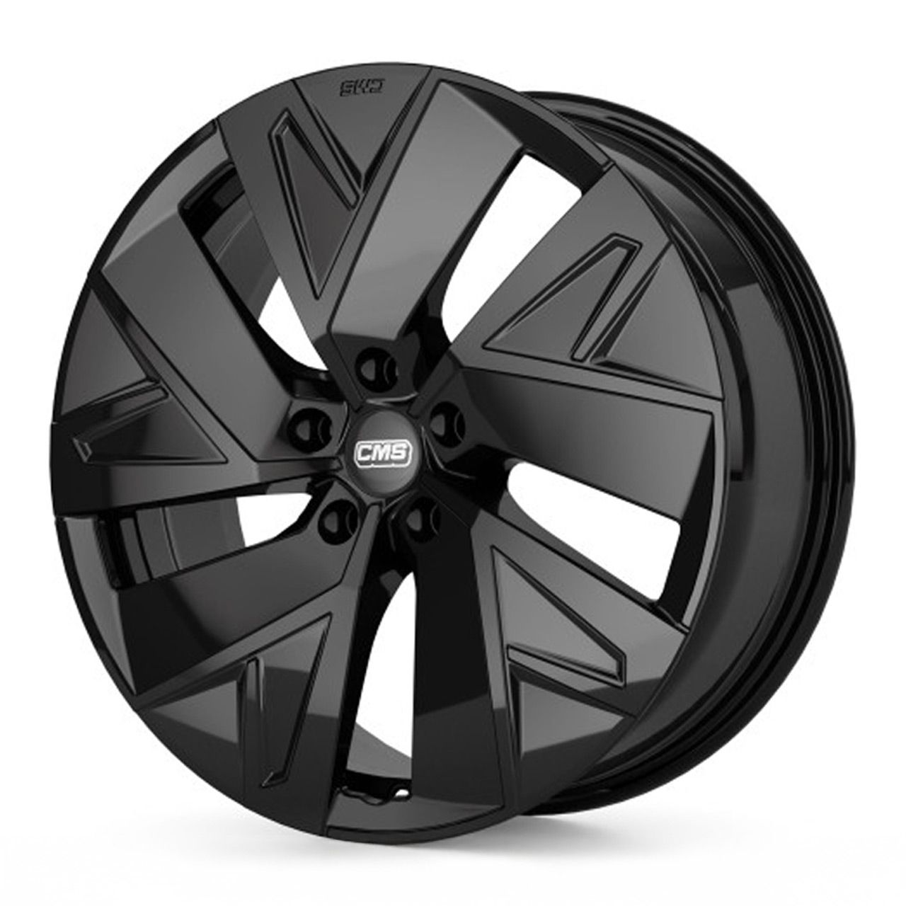 CMS C32-AERO ECE complete black gloss 7.5Jx19 5x112 ET50