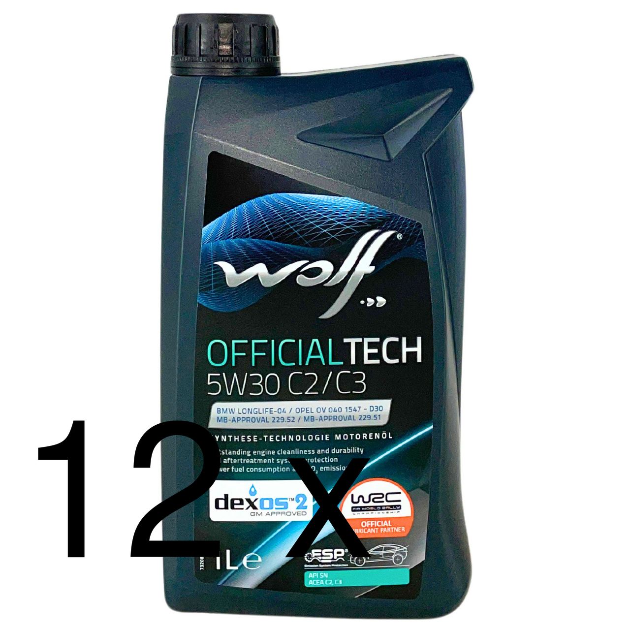 Wolf OfficialTech 5W-30 C2/C3 12x1 Liter