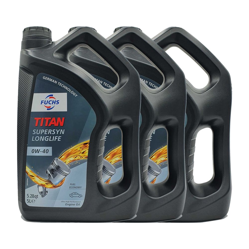 Fuchs Titan Supersyn Longlife 0W-40 3x5 Liter