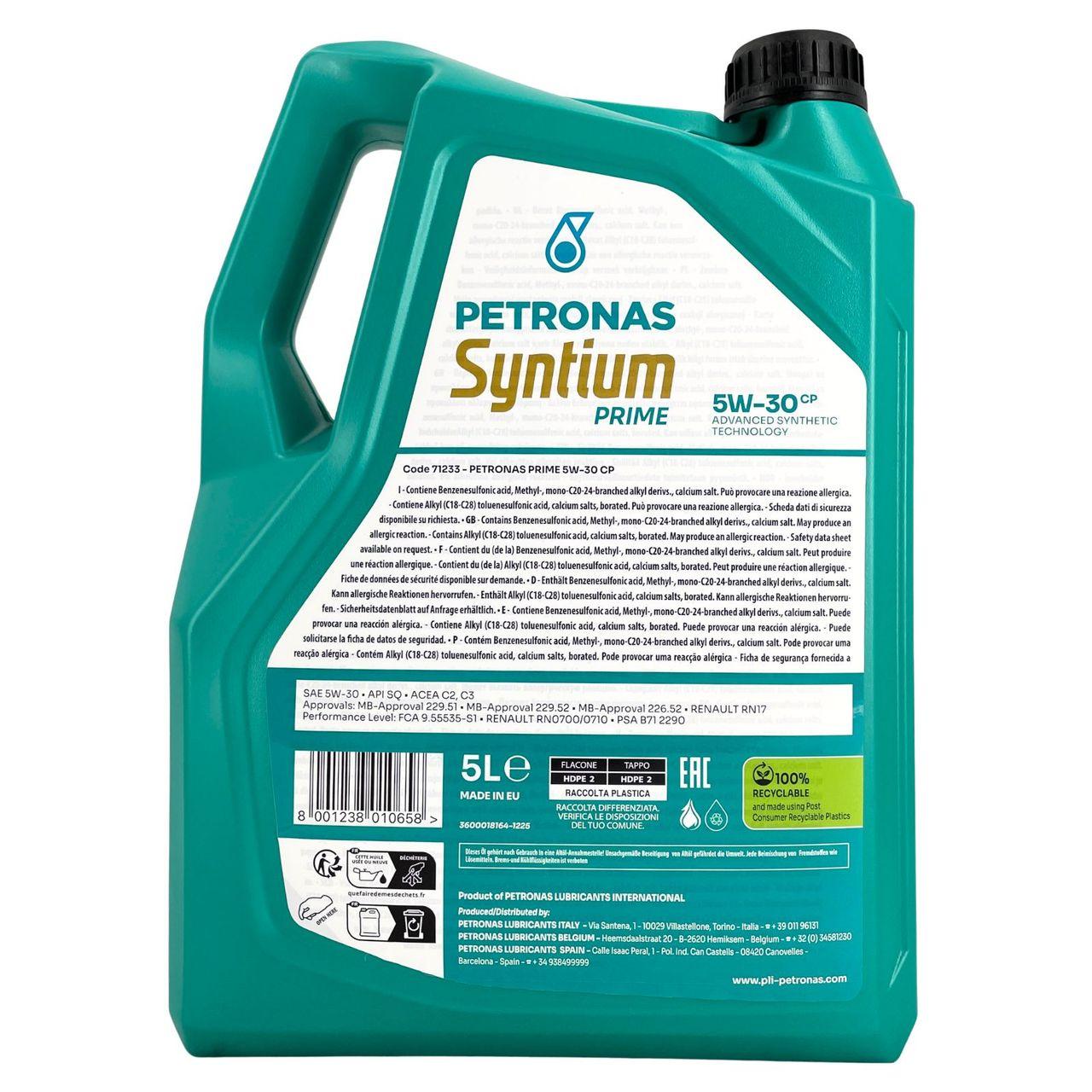 Petronas Syntium Prime CP 5W-30 5 Liter