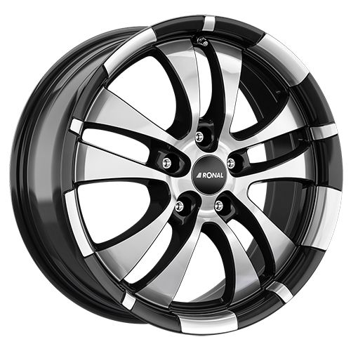 RONAL RONAL R59-5 jetblack-frontkopiert 7.5Jx18 5x112 ET50