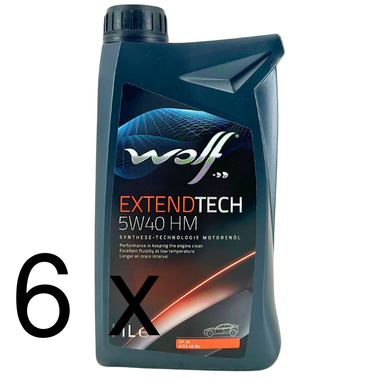 Wolf ExtendTech 5W-40 HM 6x1 Liter