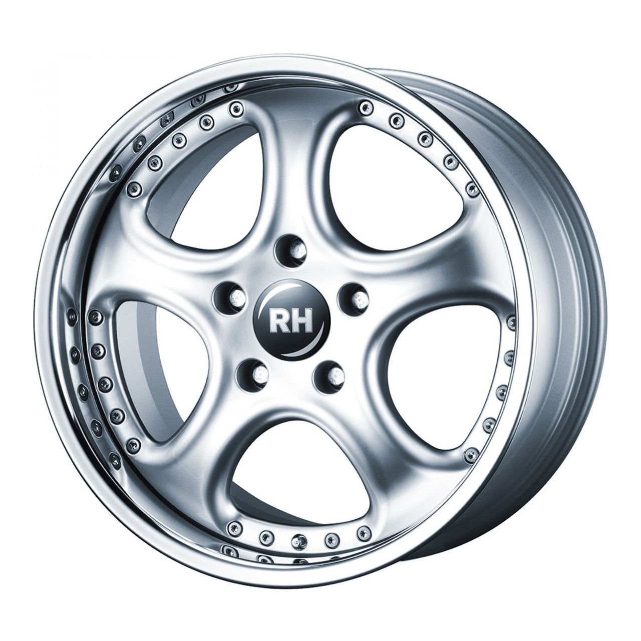 RH AL CUP silber Horn hochglanz poliert 7.0Jx18 5x100 ET50