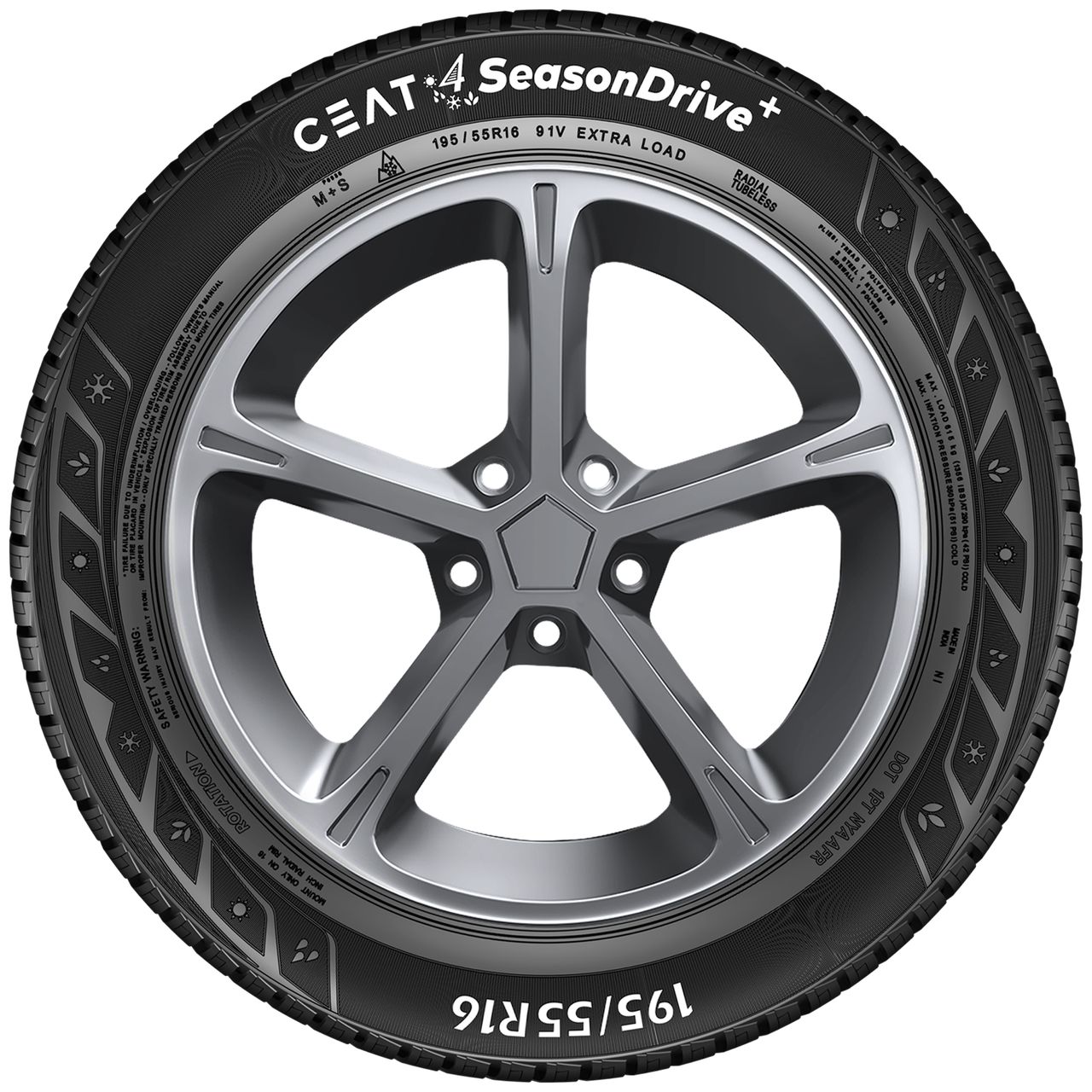 CEAT 4 SEASONDRIVE+ 185/60R15 88H BSW XL