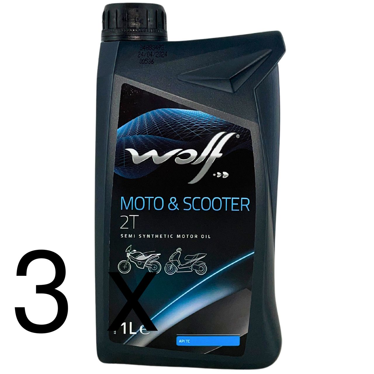 Wolf Moto & Scooter 2T 3x1 Liter