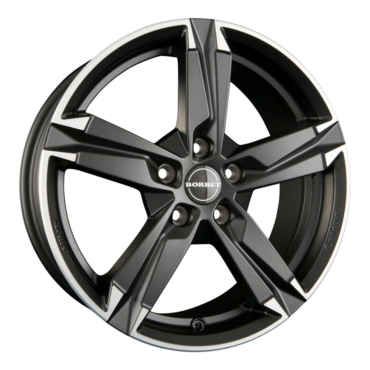 BORBET DESIGN T10 matt black polished 8.0Jx 5x114.3 ET40