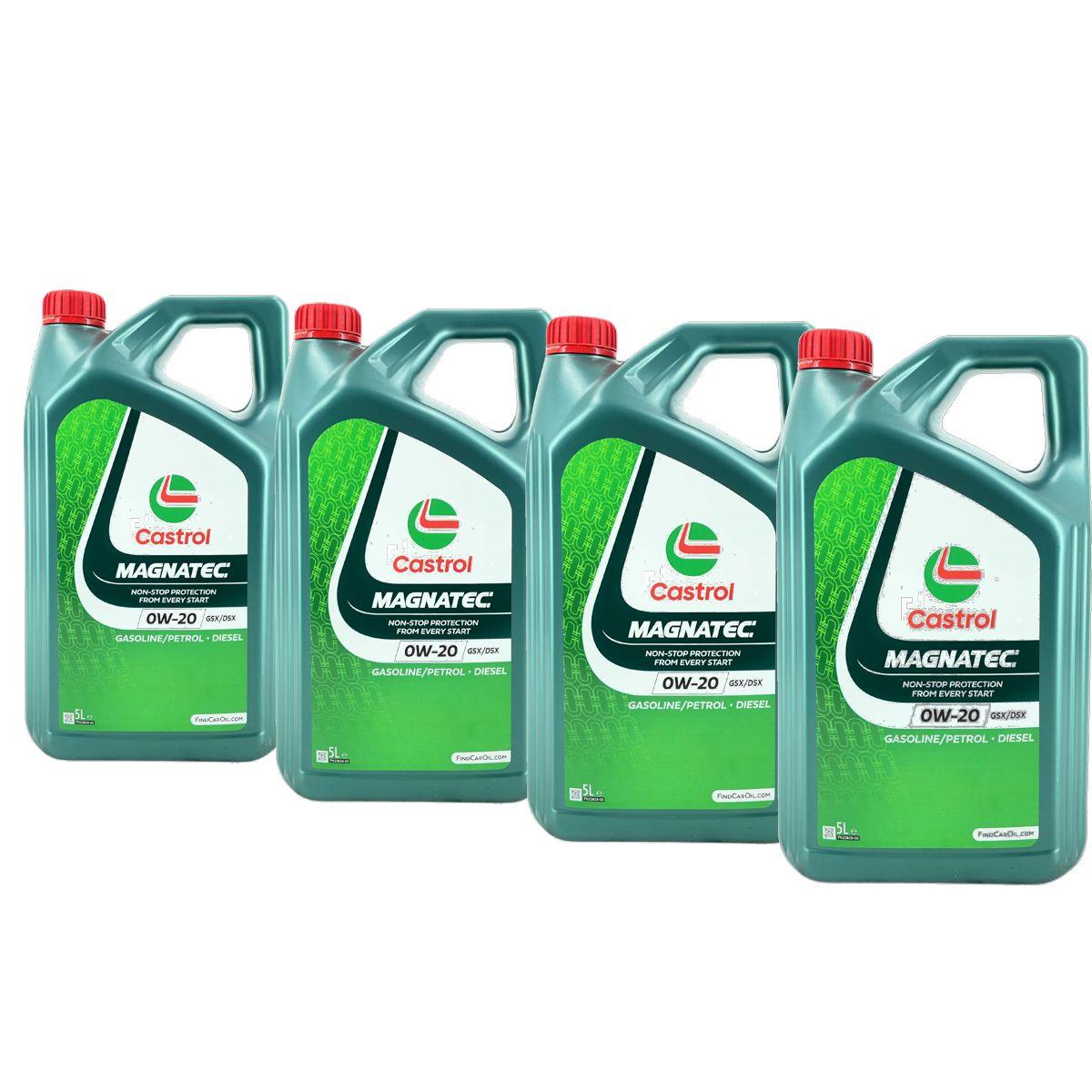 Castrol Magnatec 0W-20 GSX/DSX 4x5 Liter