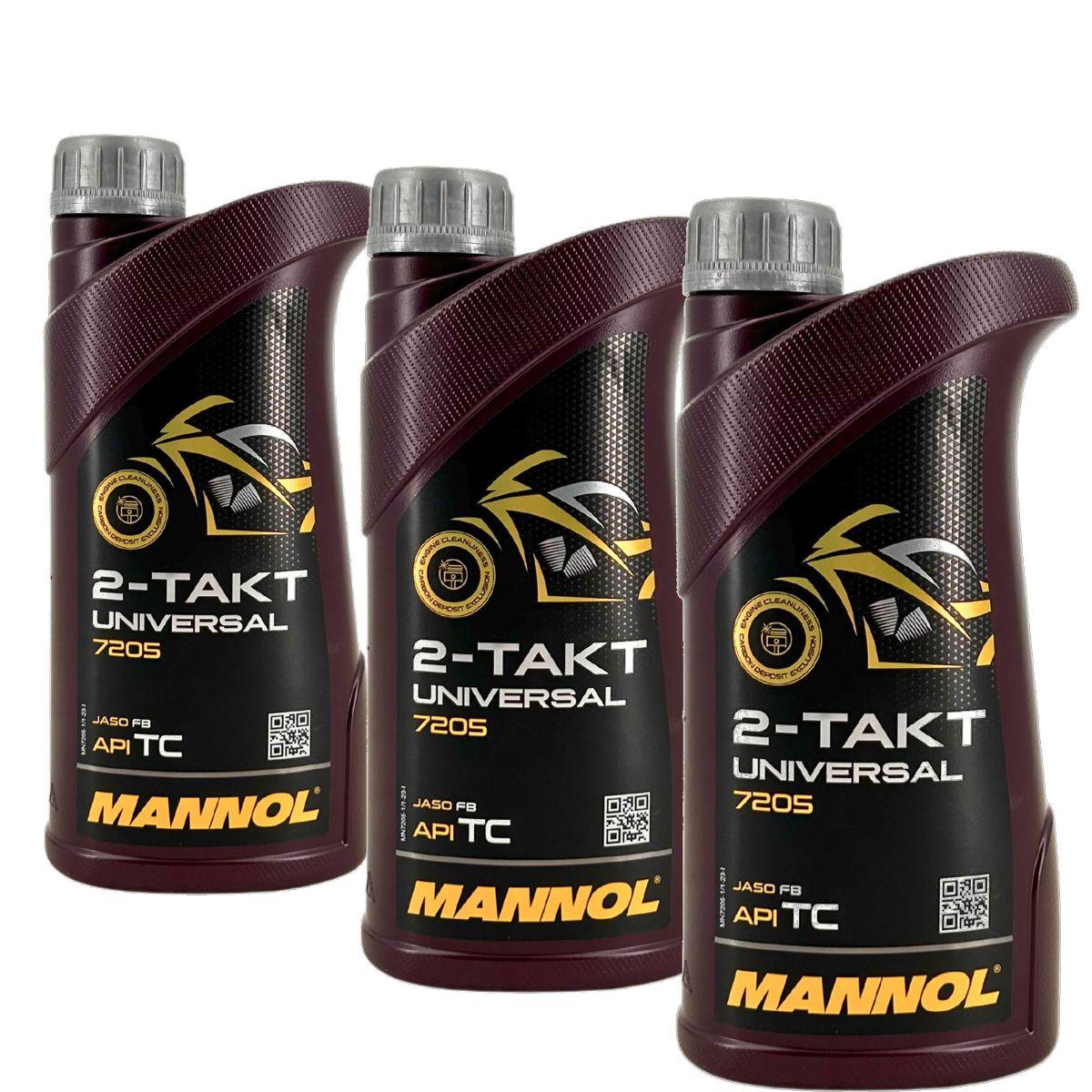 Mannol 2-Takt Universal 3x1 Liter