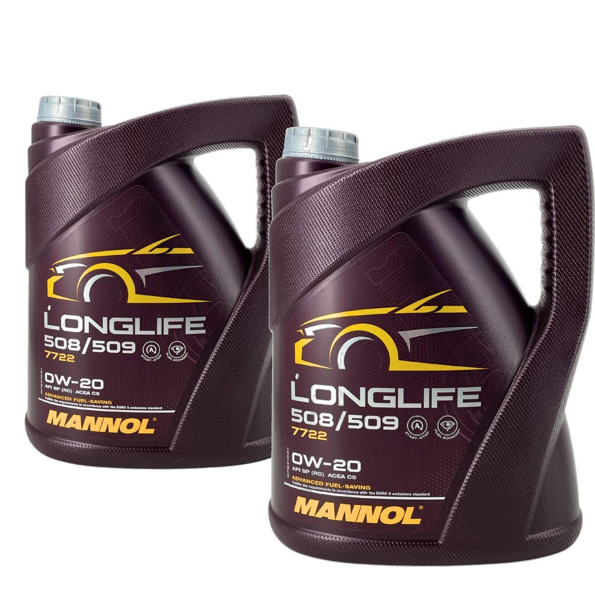 Mannol Longlife 508/509 0W-20 2x5 Liter
