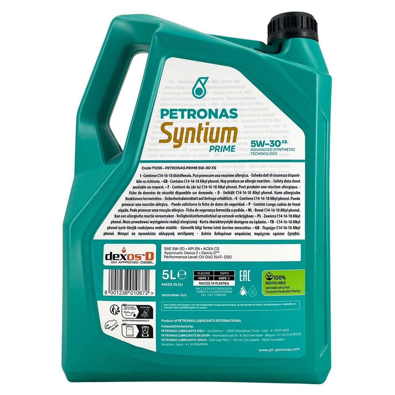 Petronas Syntium Prime XS 5W-30 5 Liter
