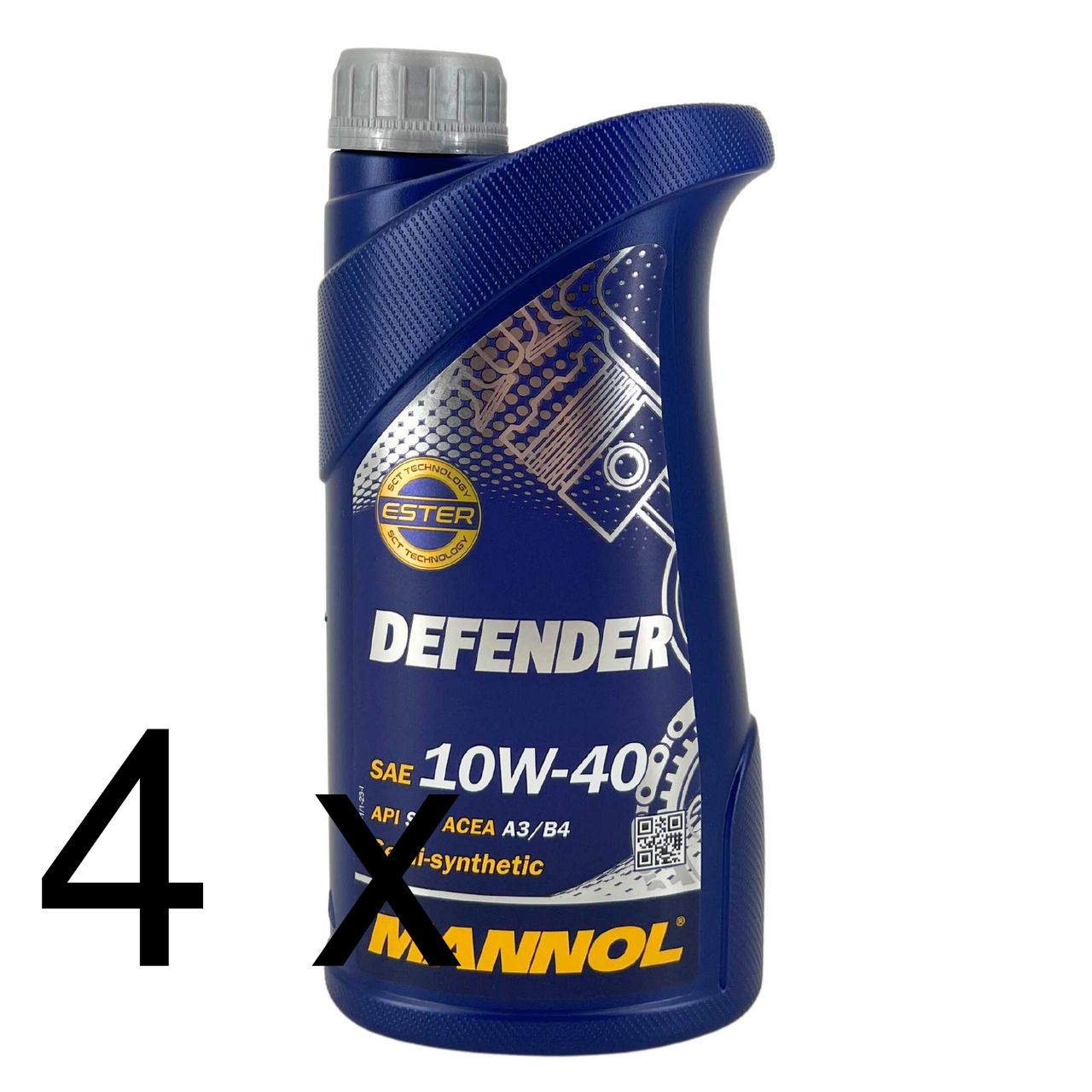Mannol Defender 10W-40 4x1 Liter