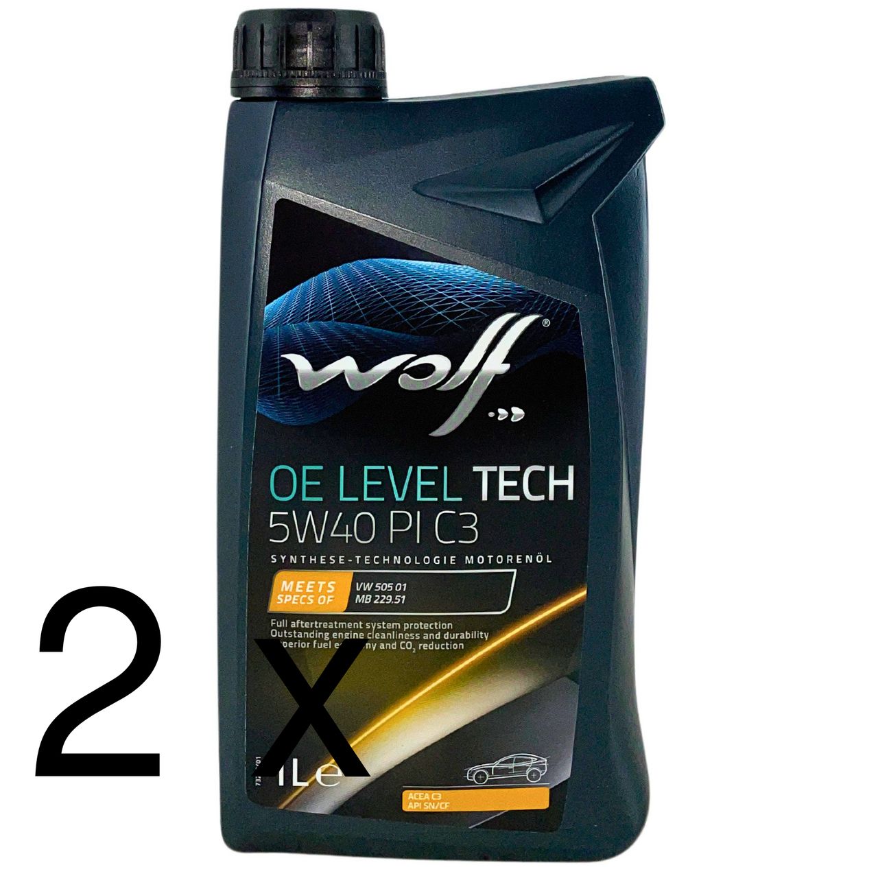 Wolf OE LevelTech 5W-40 PI C3 2x1 Liter