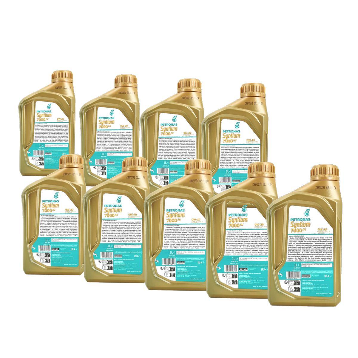 Petronas Syntium 7000 AV 0W-20 9x1 Liter