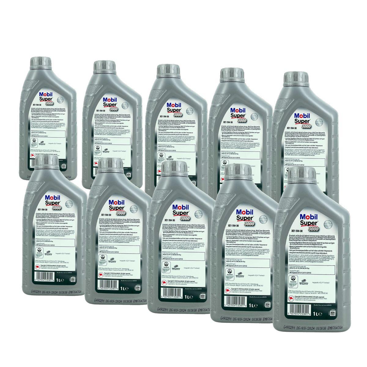 Mobil Super 3000 XE1 5W-30 10x1 Liter