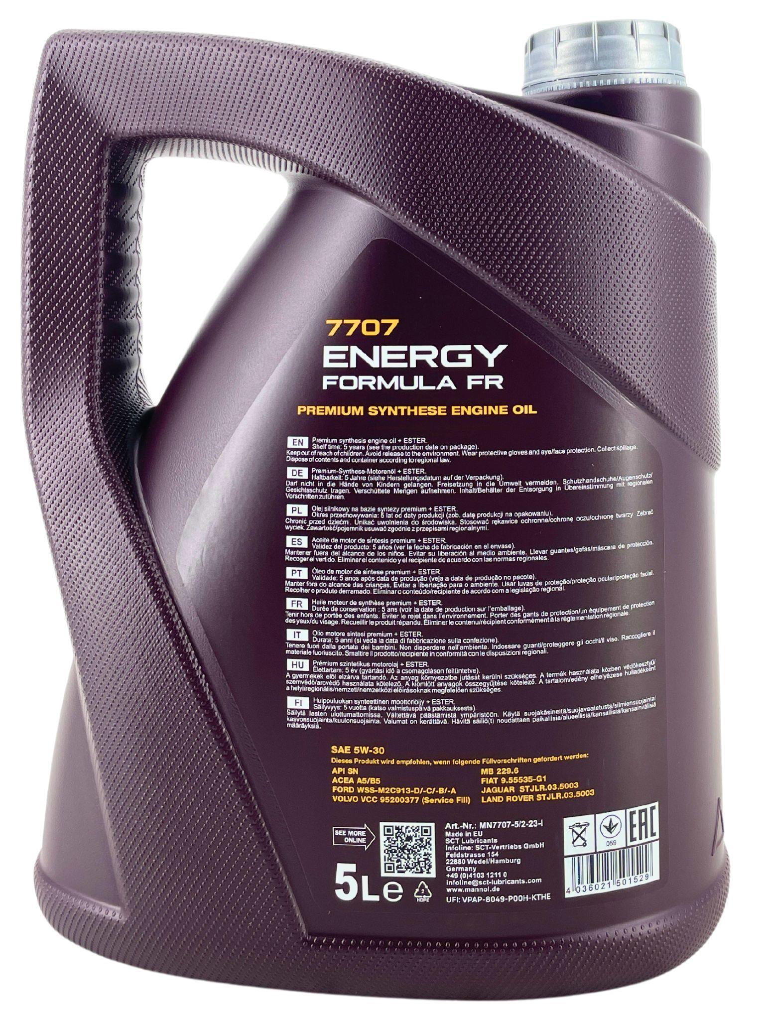 Mannol Energy Formula FR 5W-30 5 Liter