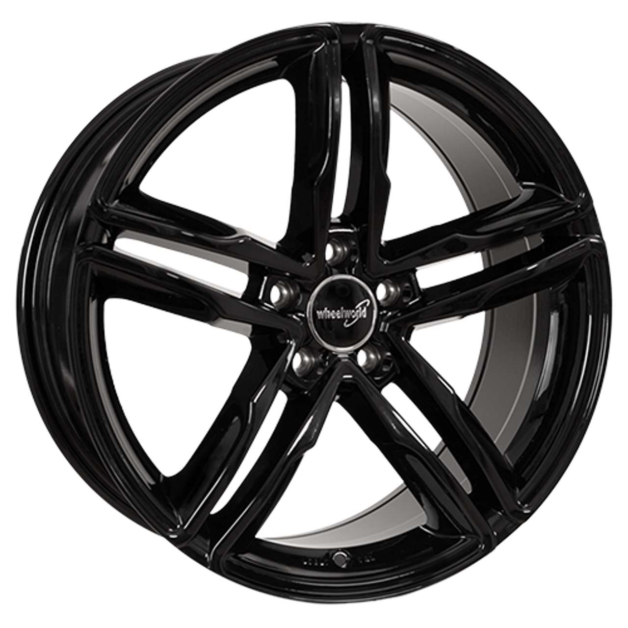 WHEELWORLD-2DRV WH11 black glossy painted 9.0Jx20 5x112 ET30