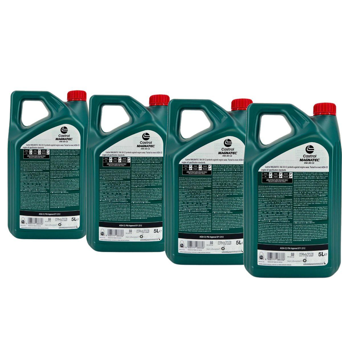 Castrol Magnatec 0W-30 C2 4x5 Liter