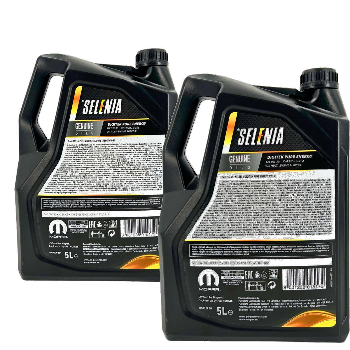 Selenia Digitek Pure Energy 0W-30 2x5 Liter