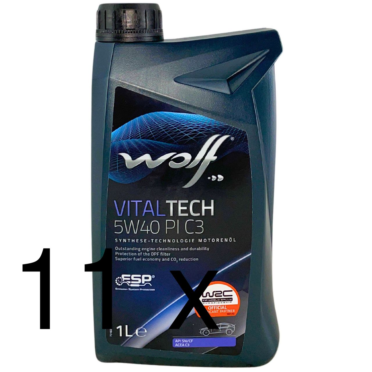 Wolf VitalTech 5W-40 PI C3 11x1 Liter
