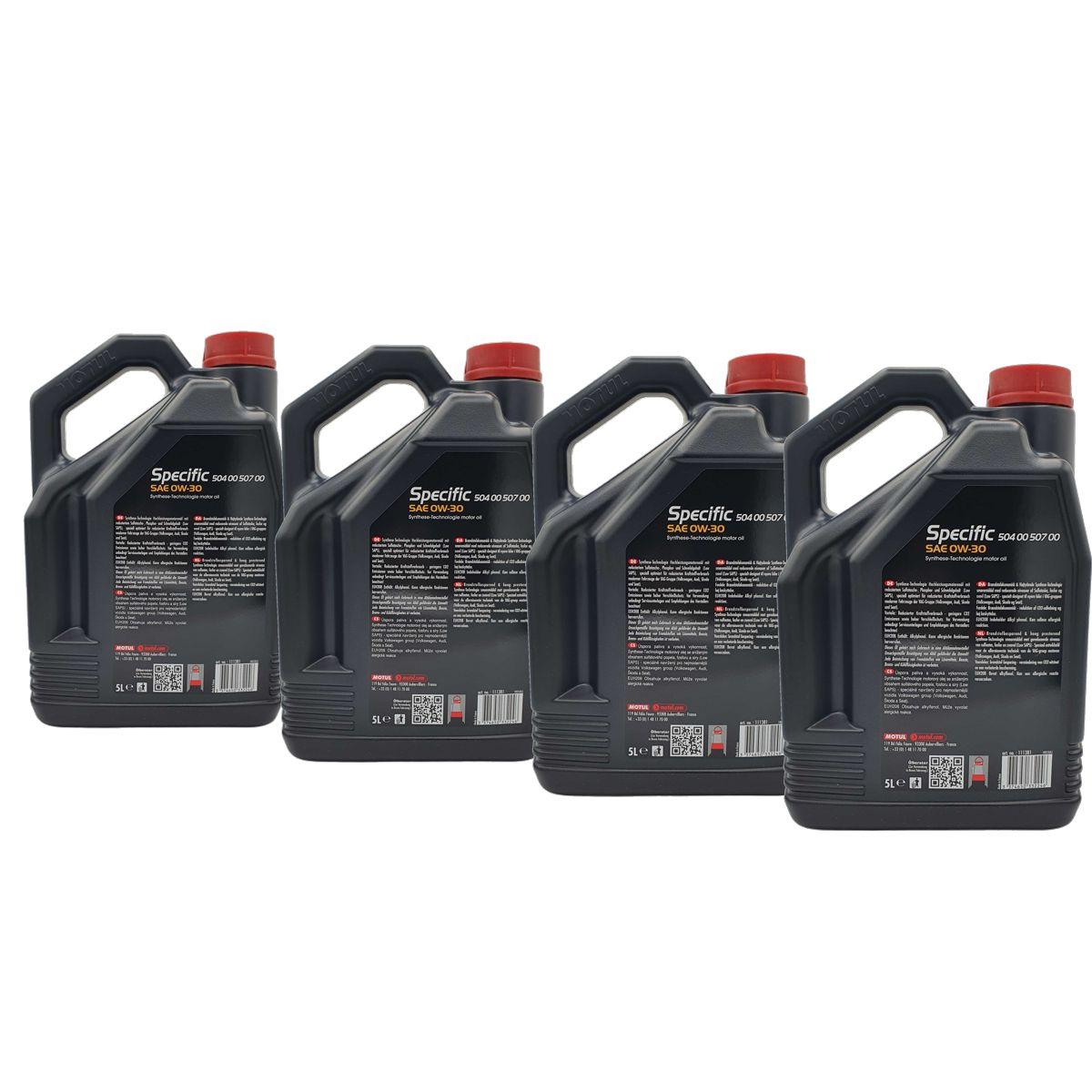 Motul Specific 504 00 - 507 00 0W-30 4x5 Liter
