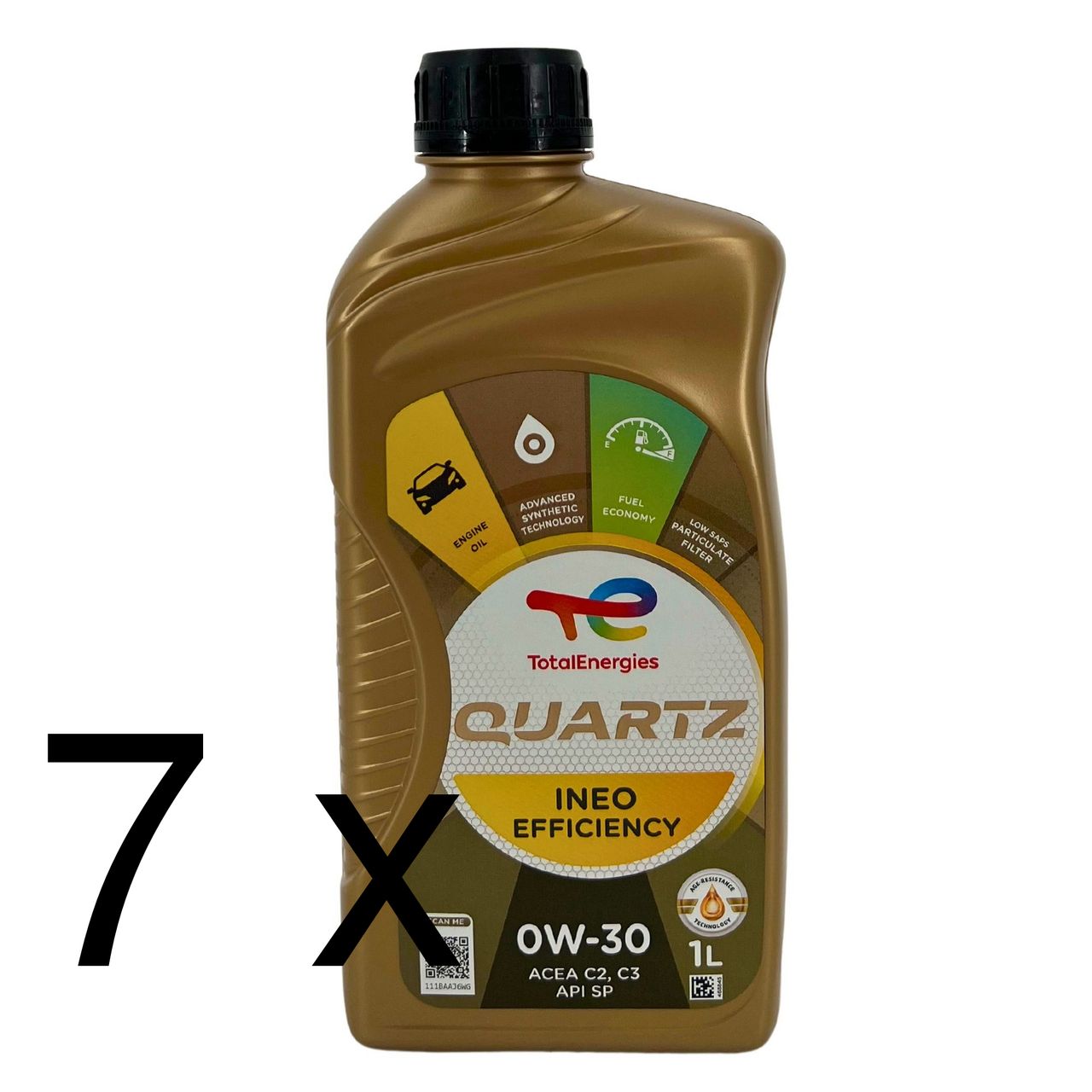 Total Quartz Ineo Efficiency 0W-30 7x1 Liter