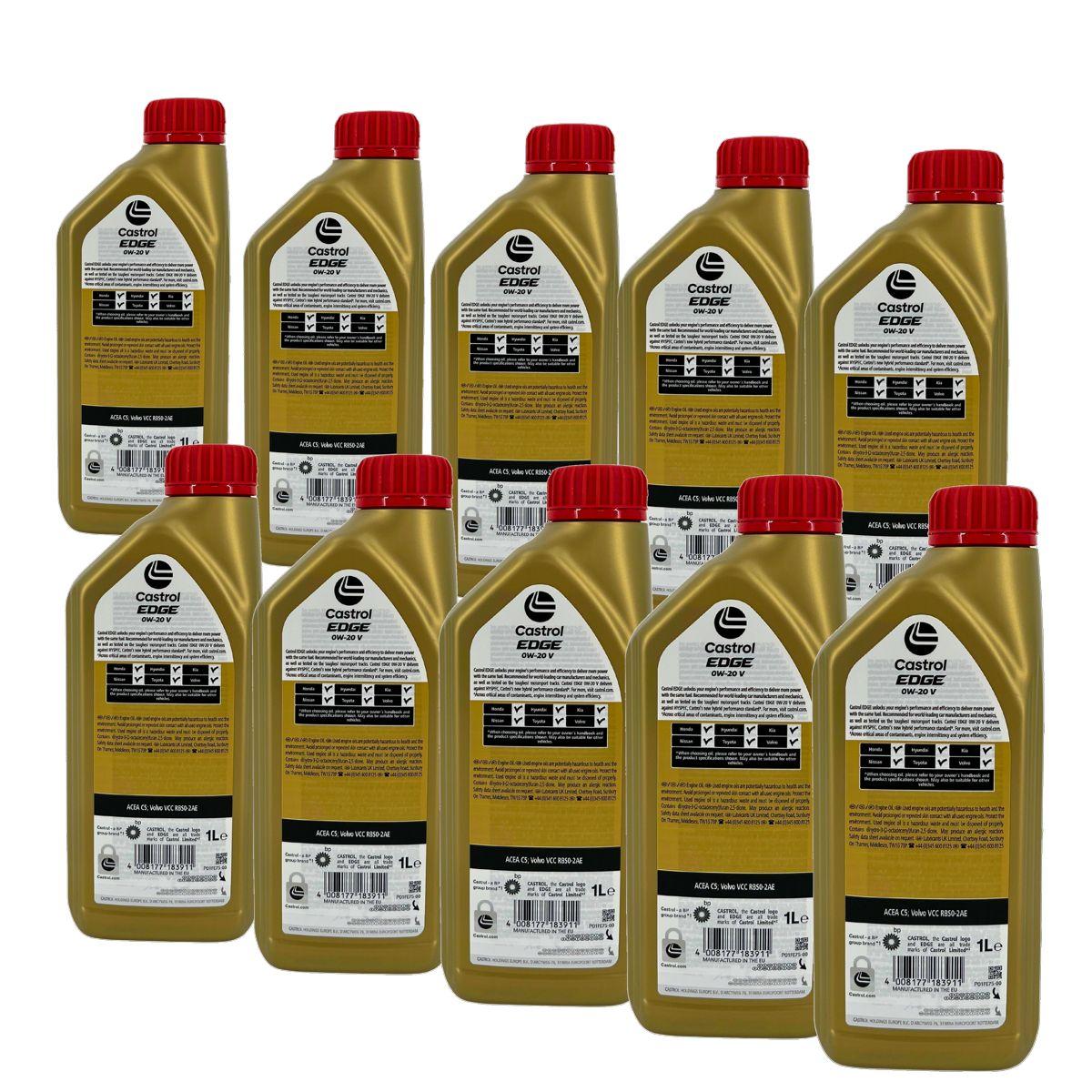 Castrol Edge 0W-20 V 10x1 Liter