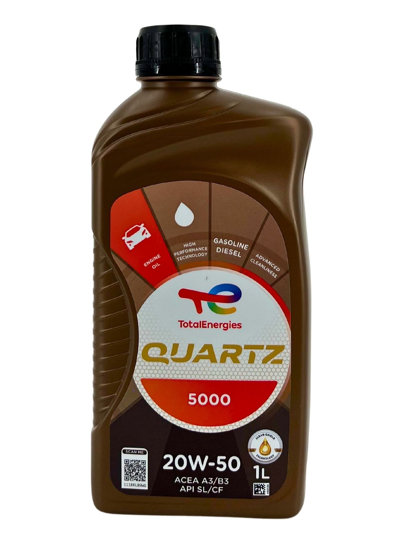 Total Quartz 5000 20W-50 1 Liter Total Quartz 5000 20W-50 1 Liter
