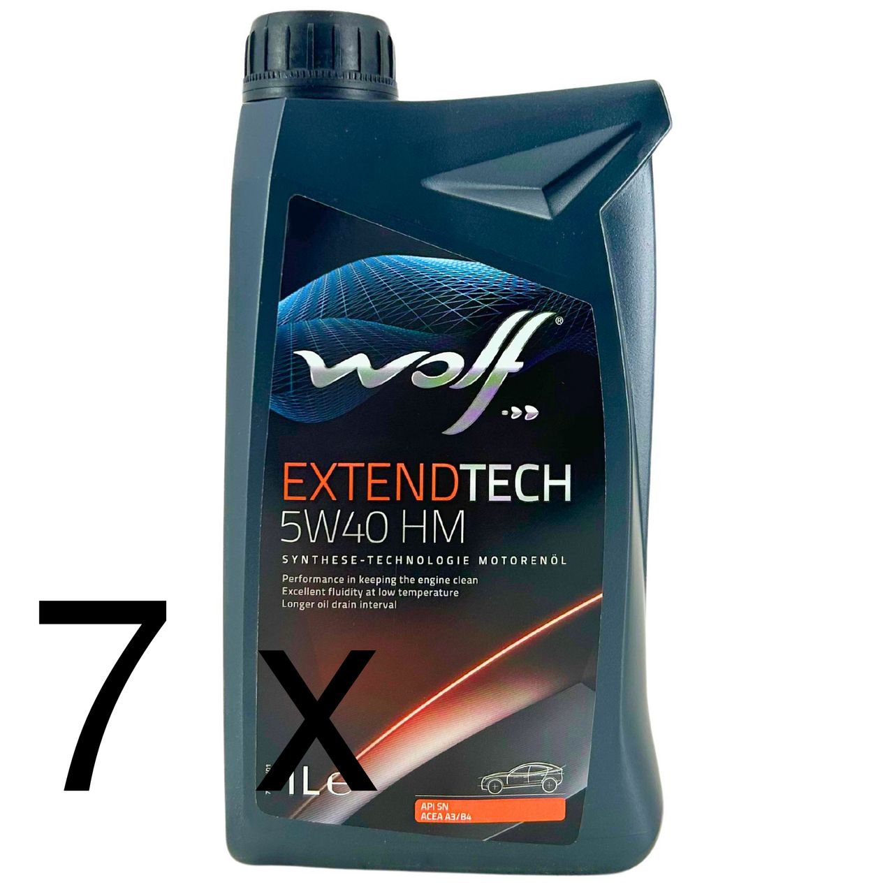Wolf ExtendTech 5W-40 HM 7x1 Liter