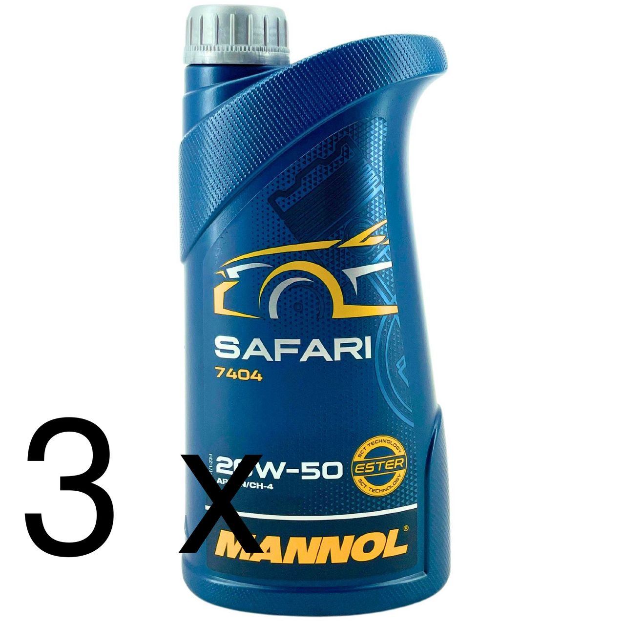 Mannol Safari 20W-50 3x1 Liter Mannol Safari 20W-50 3x1 Liter
