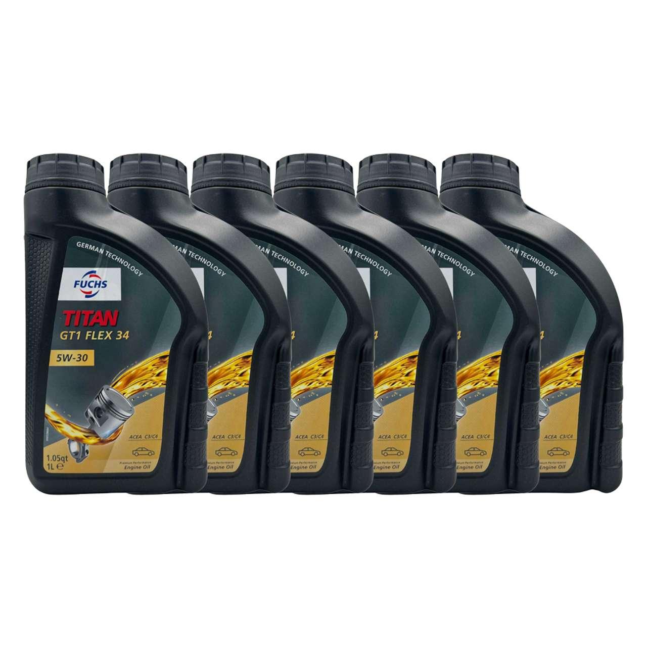 Fuchs Titan GT1 Flex 34 5W-30 6x1 Liter
