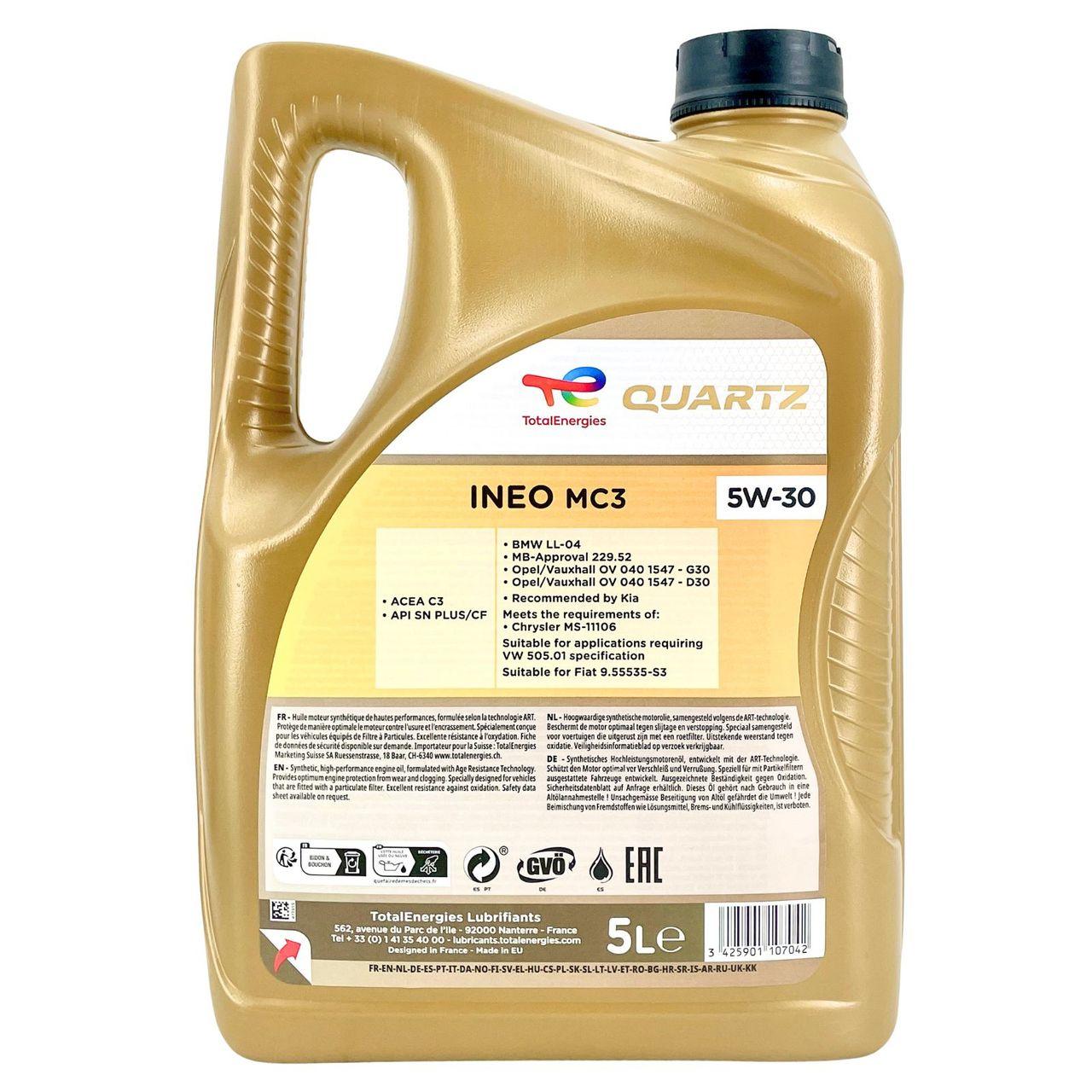 Total Quartz Ineo MC3 5W-30 5 Liter