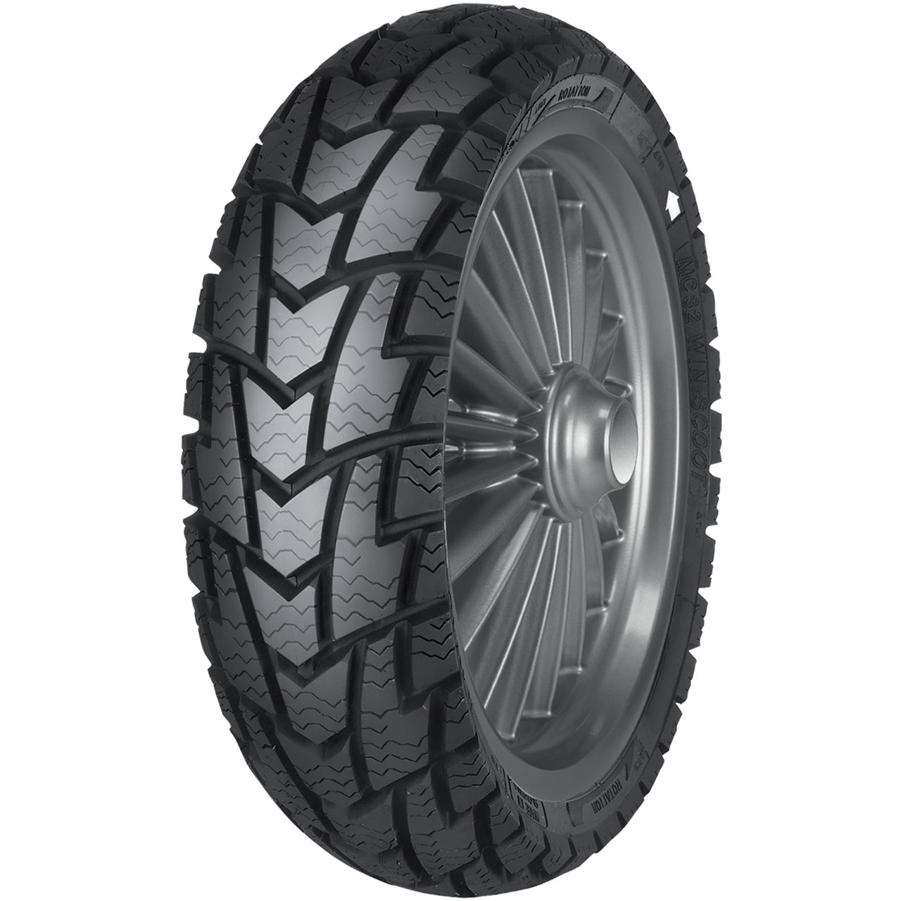 MITAS MC-32 WIN SCOOT 130/70 - 12 M/C TL 62P FRONT/REAR M+S