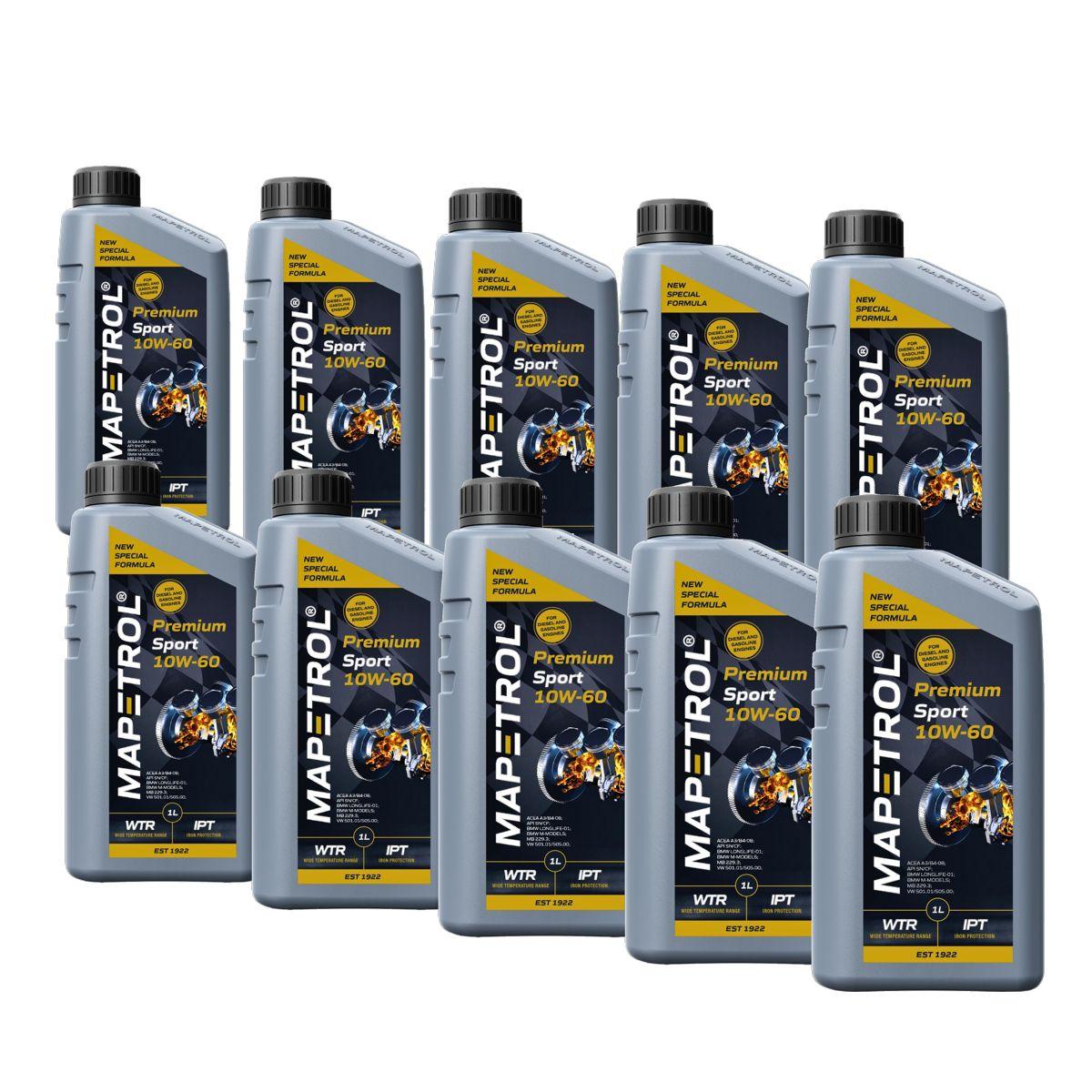 Mapetrol Premium Sport 10W-60 10x1 Liter