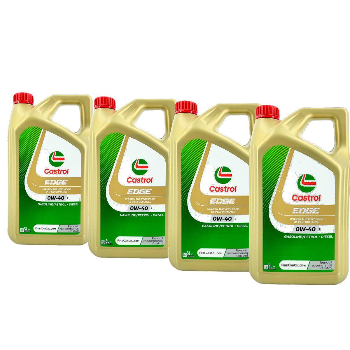 Castrol Edge 0W-40 R 4x5 Liter