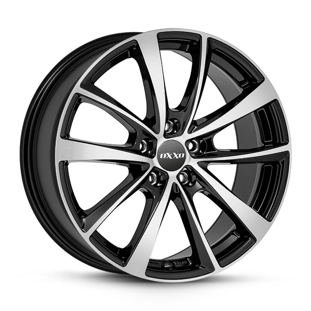 OXXO WHEELS VIDORRA BLACK-5 schwarz poliert 8.0Jx18 5x114.3 ET48
