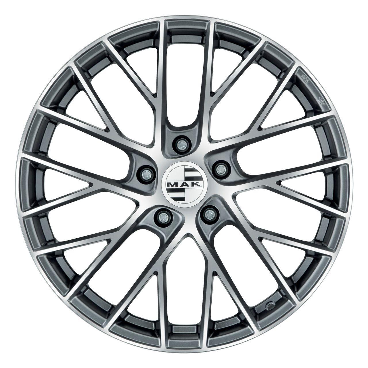 MAK MONACO gun metal mirror face 8.5Jx19 5x130 ET55