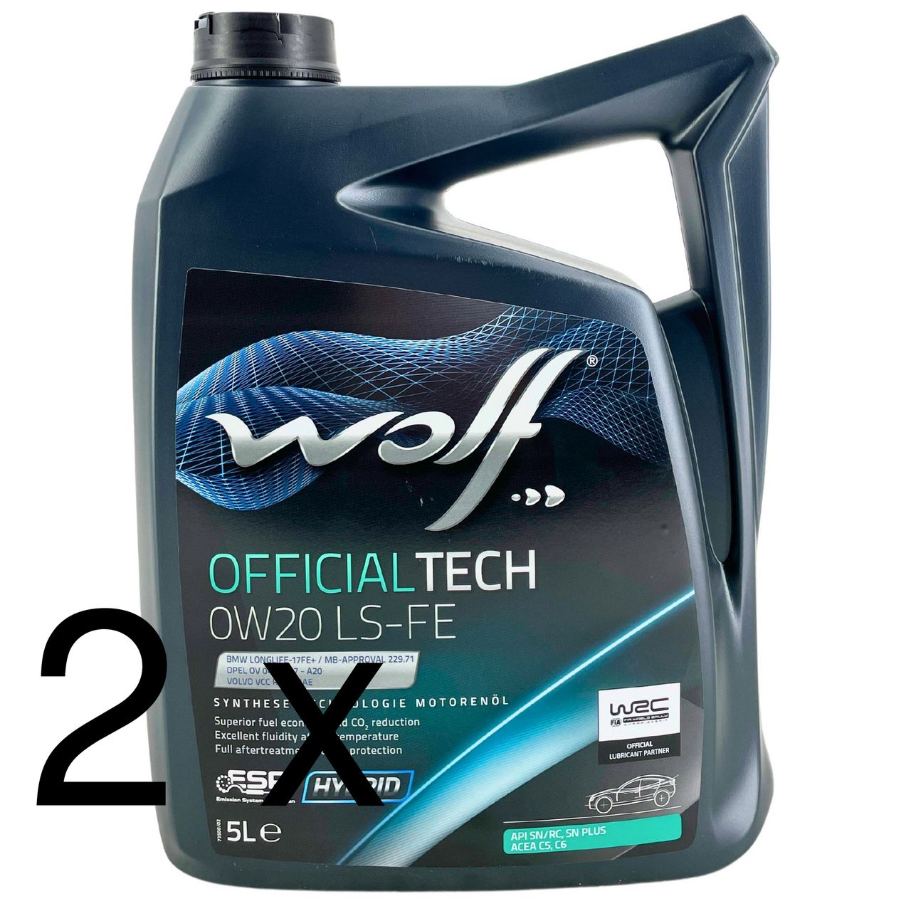 Wolf OfficialTech 0W-20 LS-FE 2x5 Liter