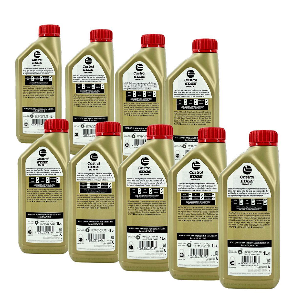 Castrol Edge 5W-40 M 9x1 Liter