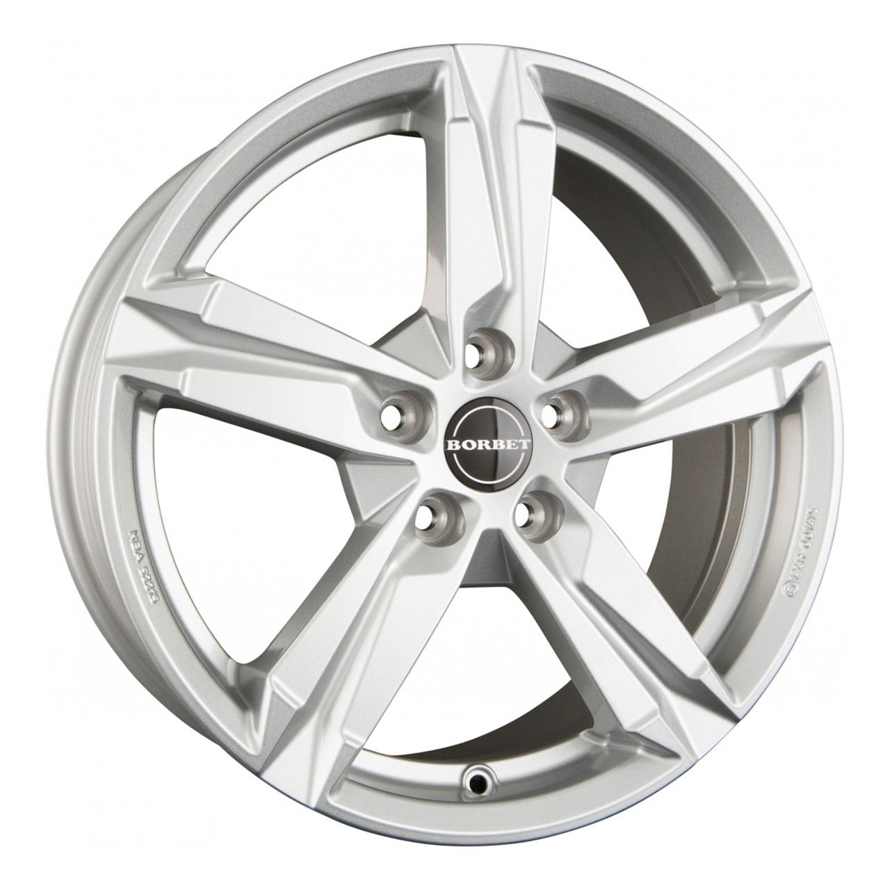 BORBET DESIGN T10 crystal silver 8.0Jx 5x112 ET40