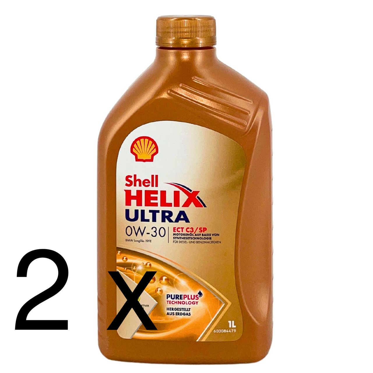 Shell Helix Ultra ECT C3 SP 0W-30 2x1 Liter Shell Helix Ultra ECT C3 SP 0W-30 2x1 Liter