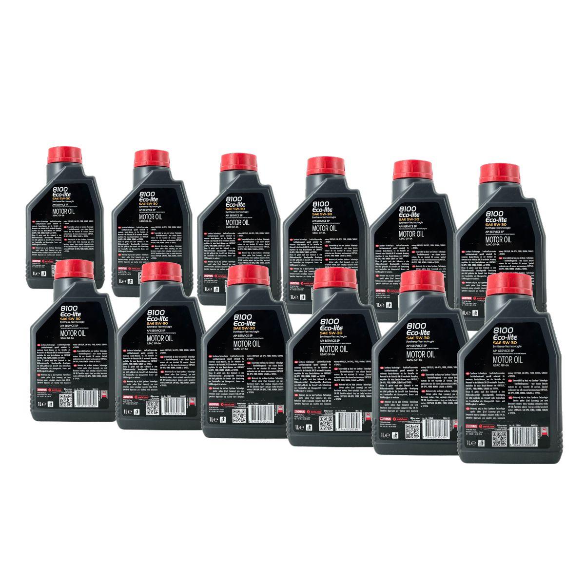 Motul 8100 Eco-lite 5W-30 12x1 Liter