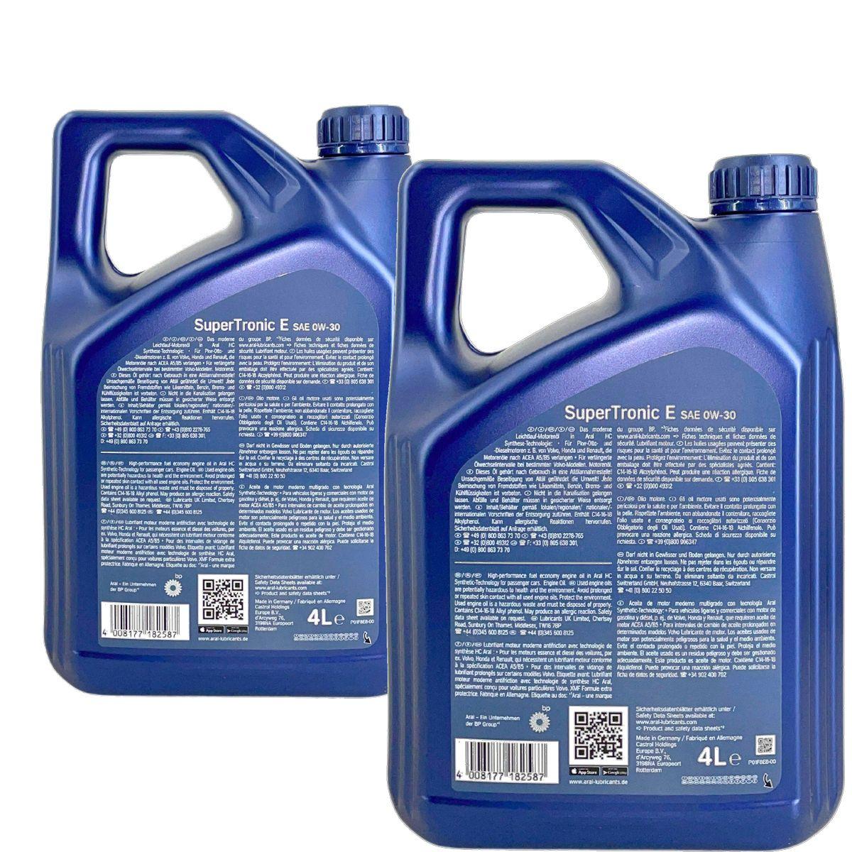 Aral SuperTronic E 0W-30 2x4 Liter