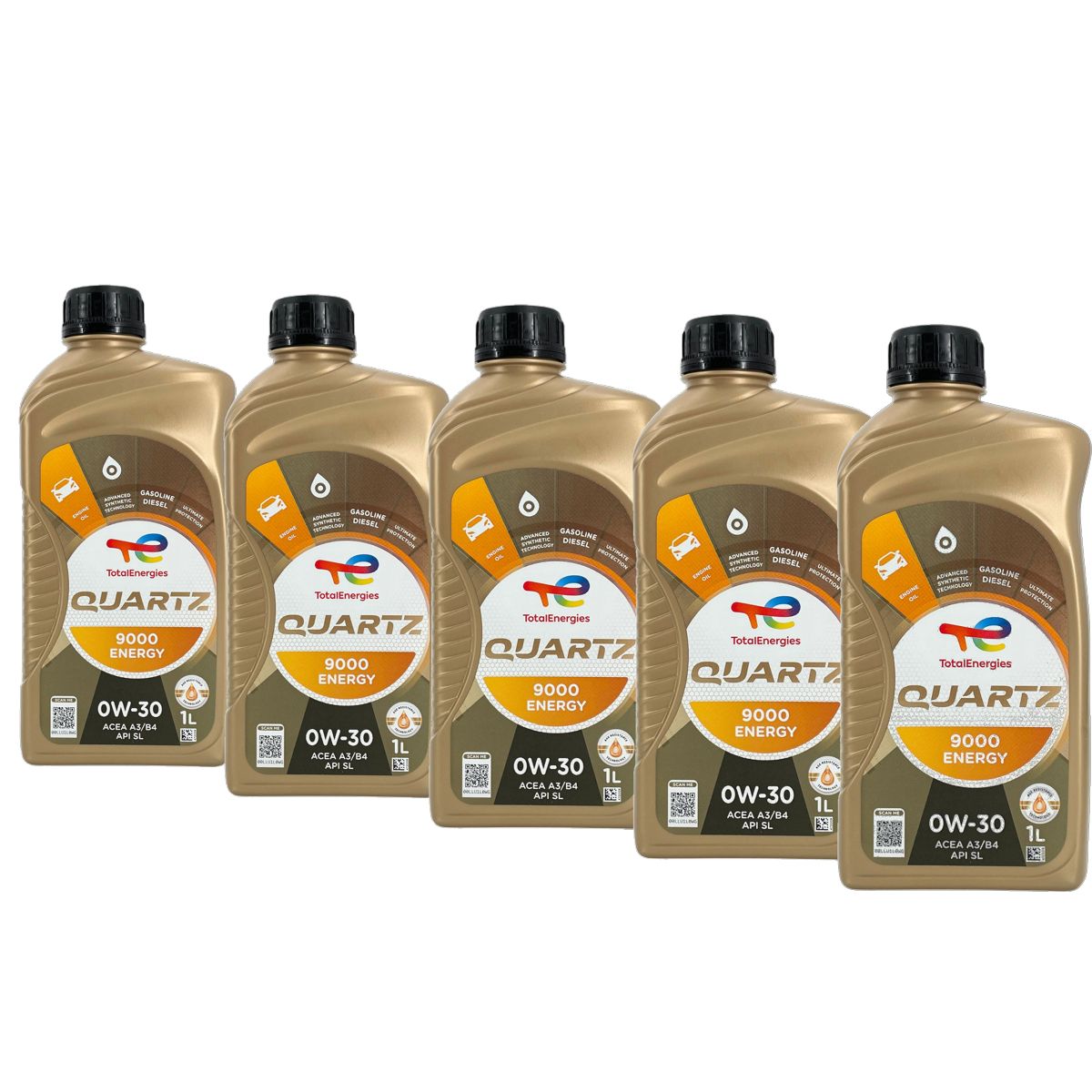 Total Quartz 9000 Energy 0W-30 5x1 Liter