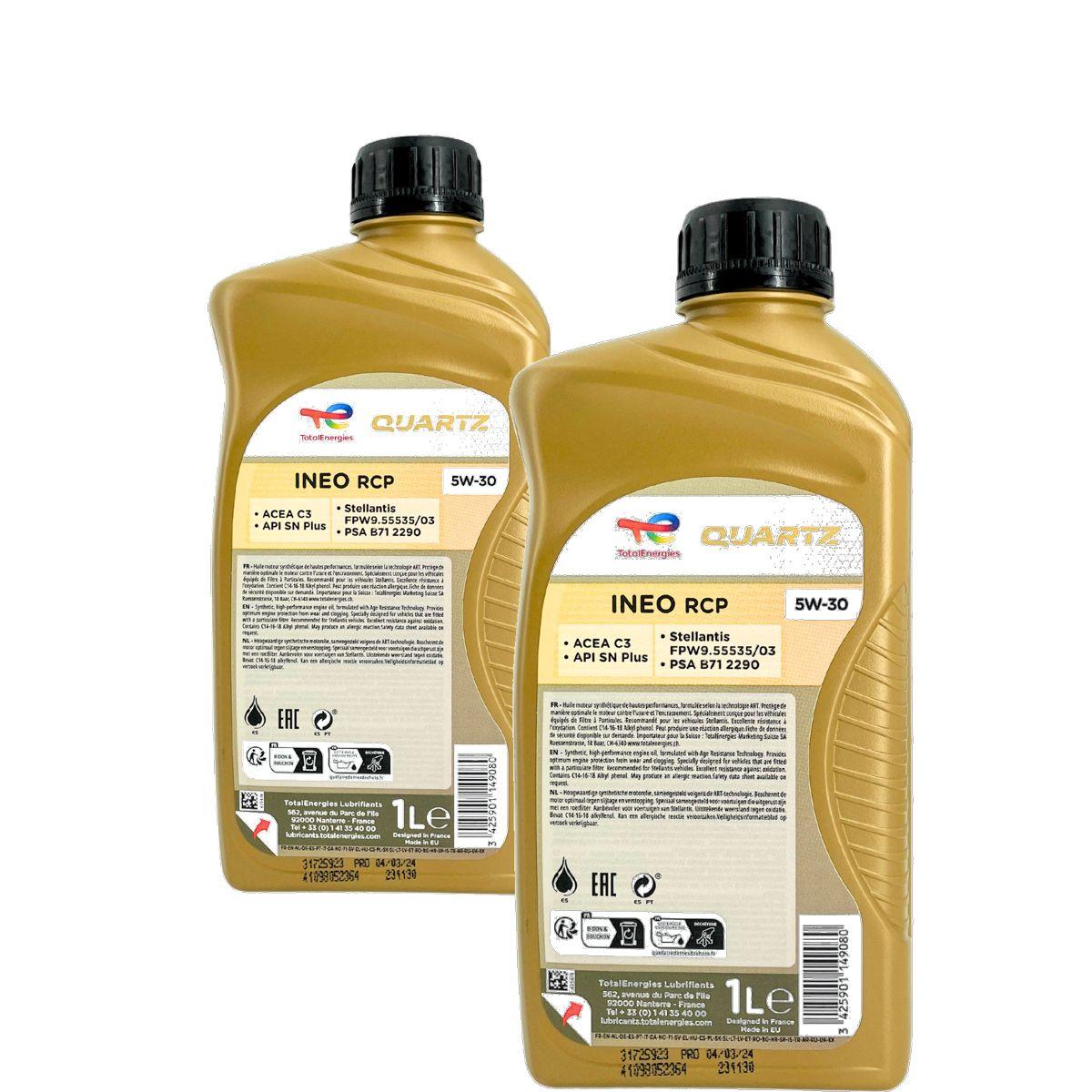 Total Quartz Ineo RCP 5W-30 2x1 Liter