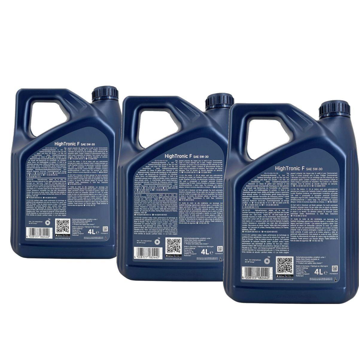 Aral HighTronic F 5W-30 3x4 Liter