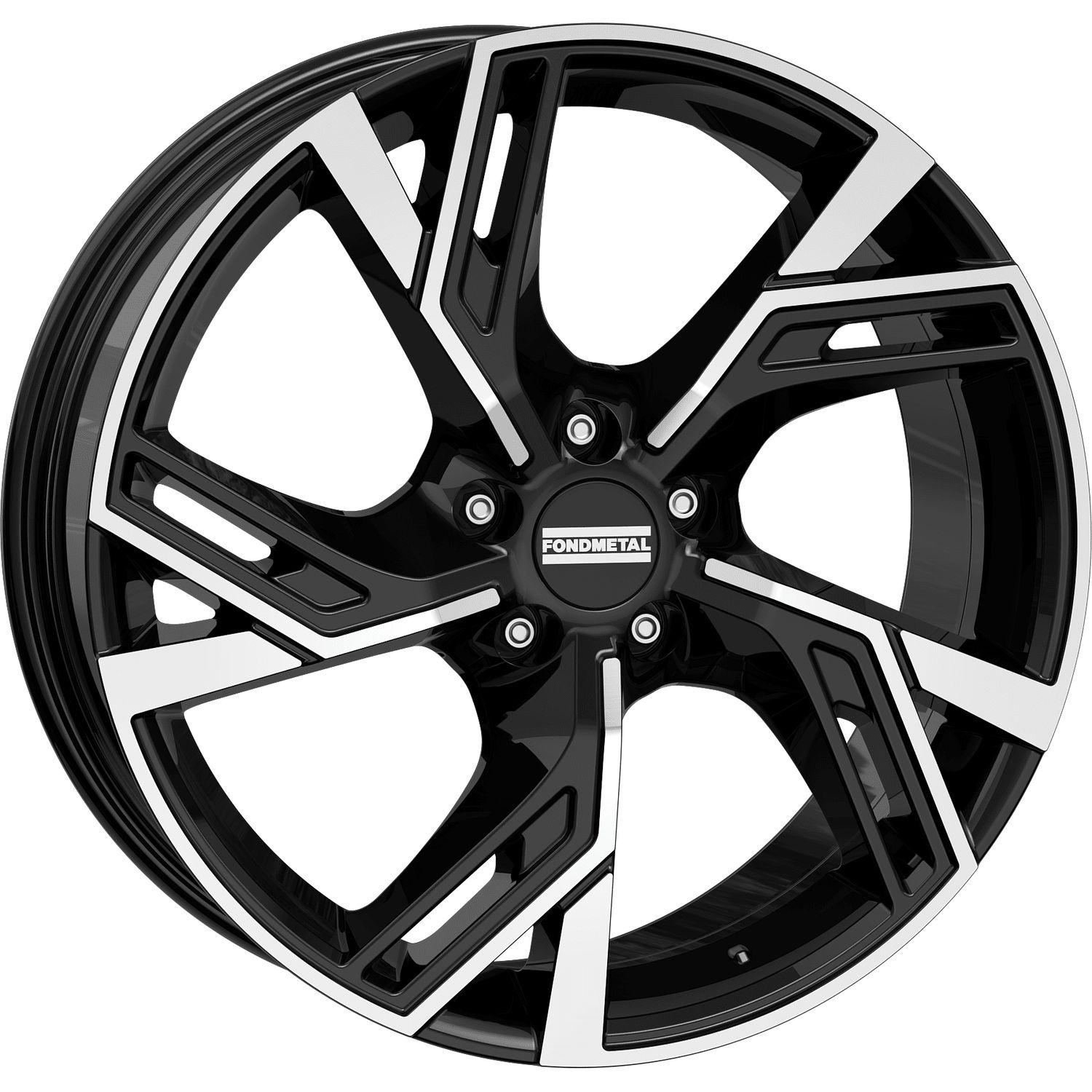 FONDMETAL ATENA glossy black machined 9.0Jx20 5x112 ET33