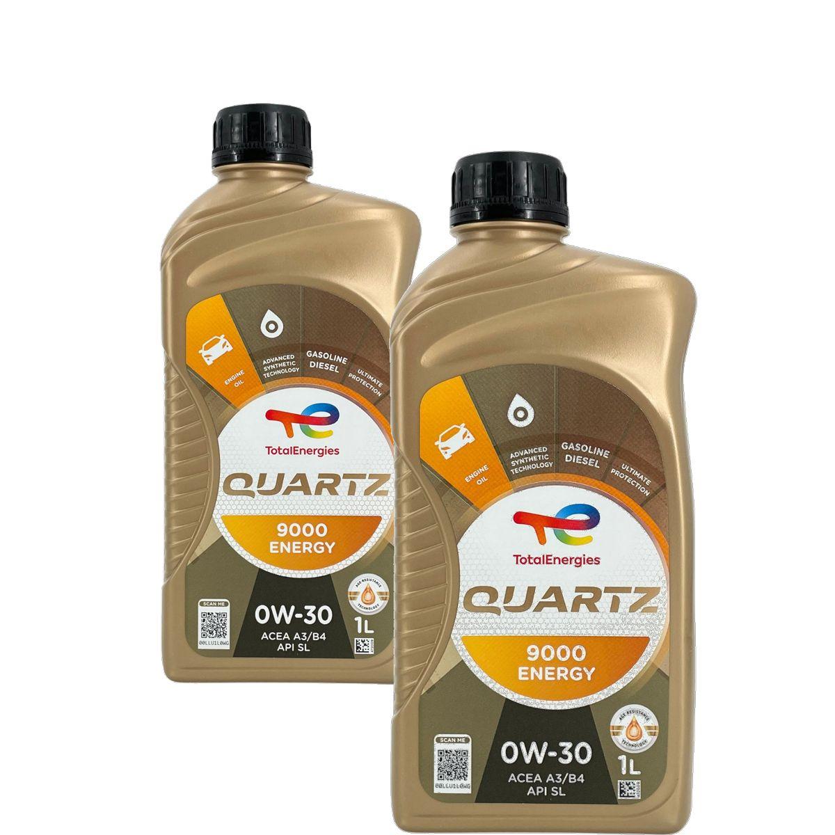 Total Quartz 9000 Energy 0W-30 2x1 Liter